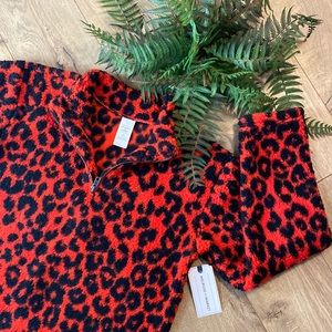 NWT Girls Sherpa Pullover